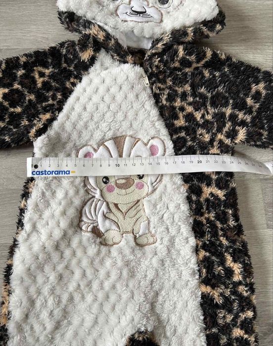 Kombinezon dziecięcy w panterkę 0-4 miesiące