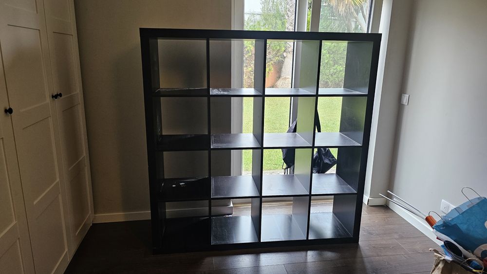 Estante kallax 16 cubos wenge