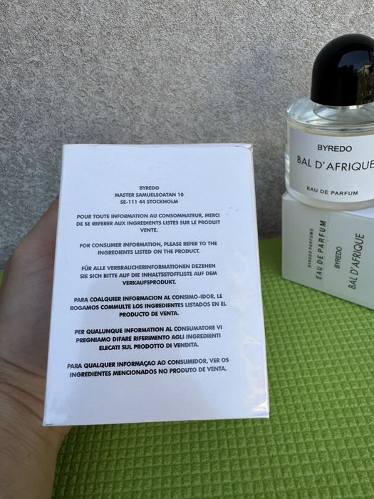 Bal d'Afrique Byredo парфум для мужчин и женщин