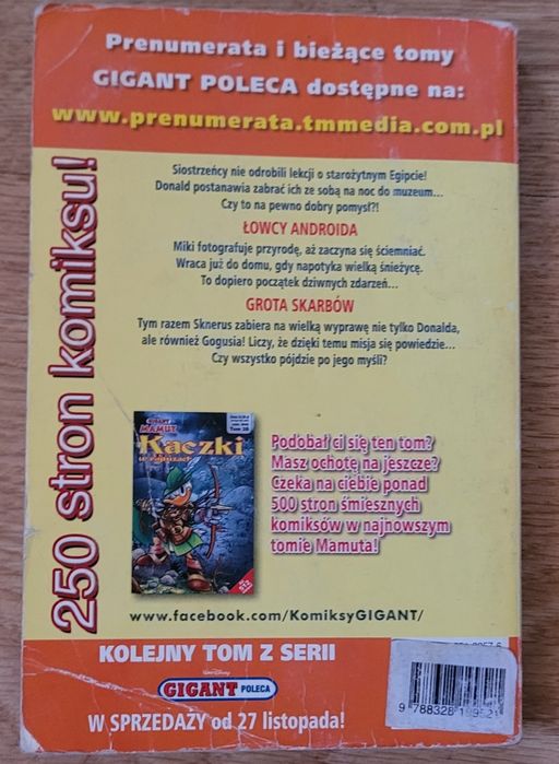 Sprzedam lub zamienię Gigant Kaczor Donald!