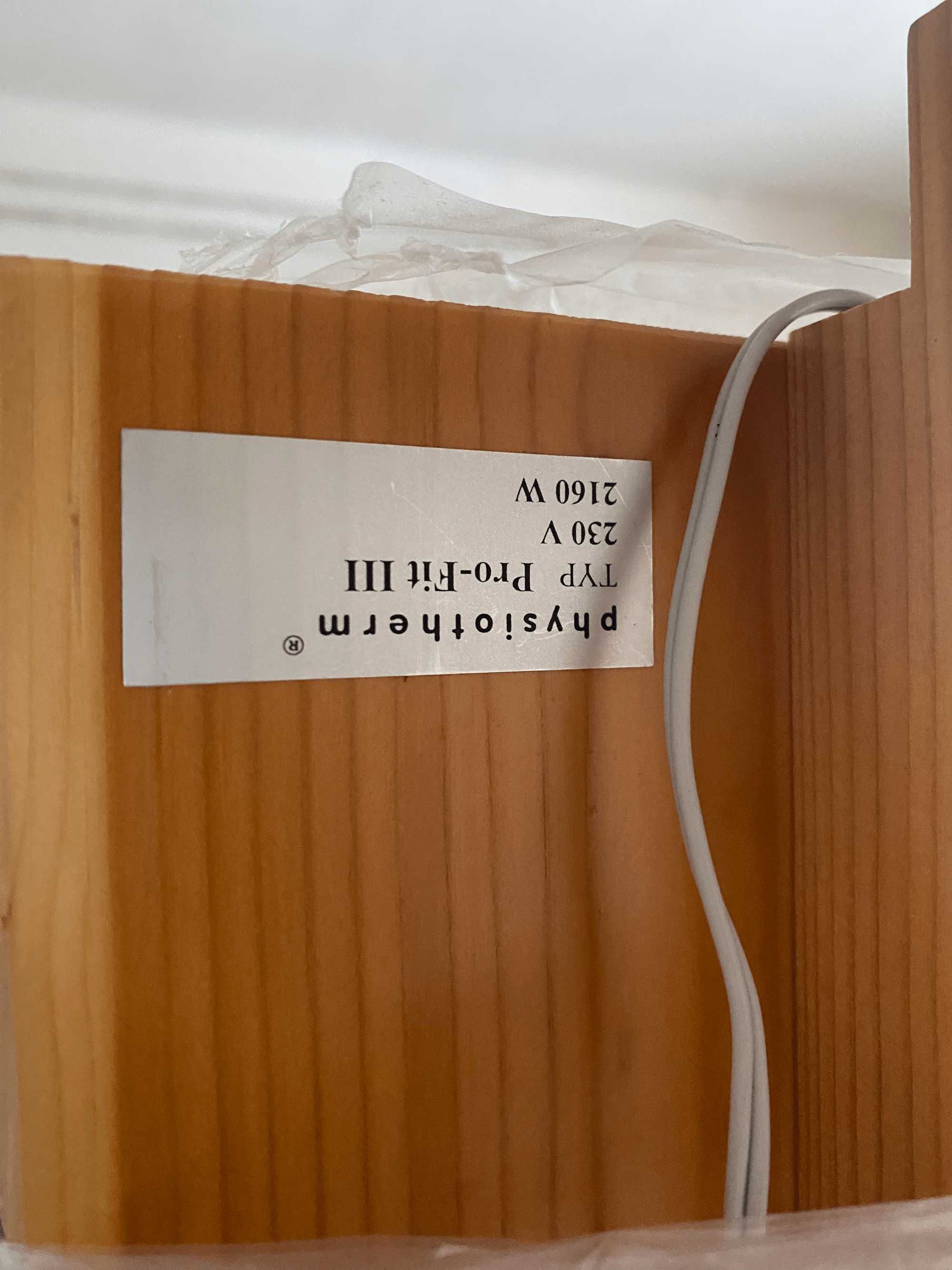 Sprzedam saunę na podczerwień Physiotherm Pro-Fit III (2-3 osoby)