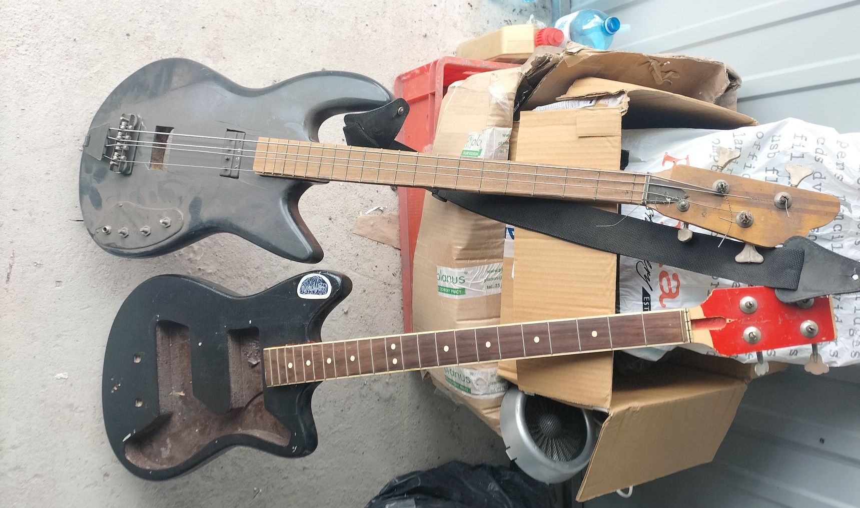 Gitara basowa retro gitary korpus pokrowiec