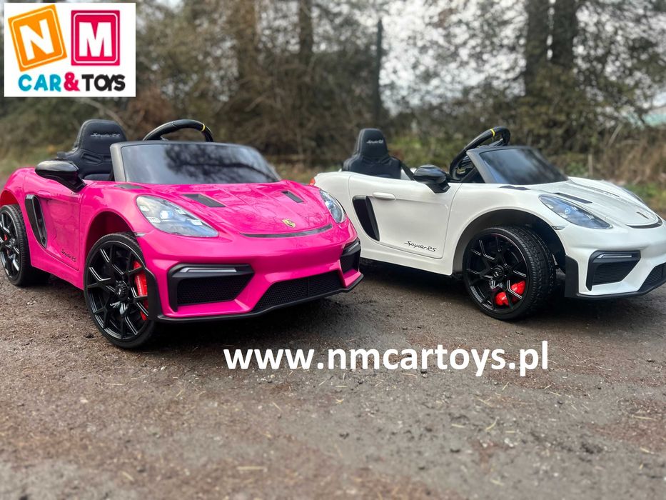 Auto na akumulator PORSCHE 718 Nowość Samochód Autko Pojazd dla dzieci