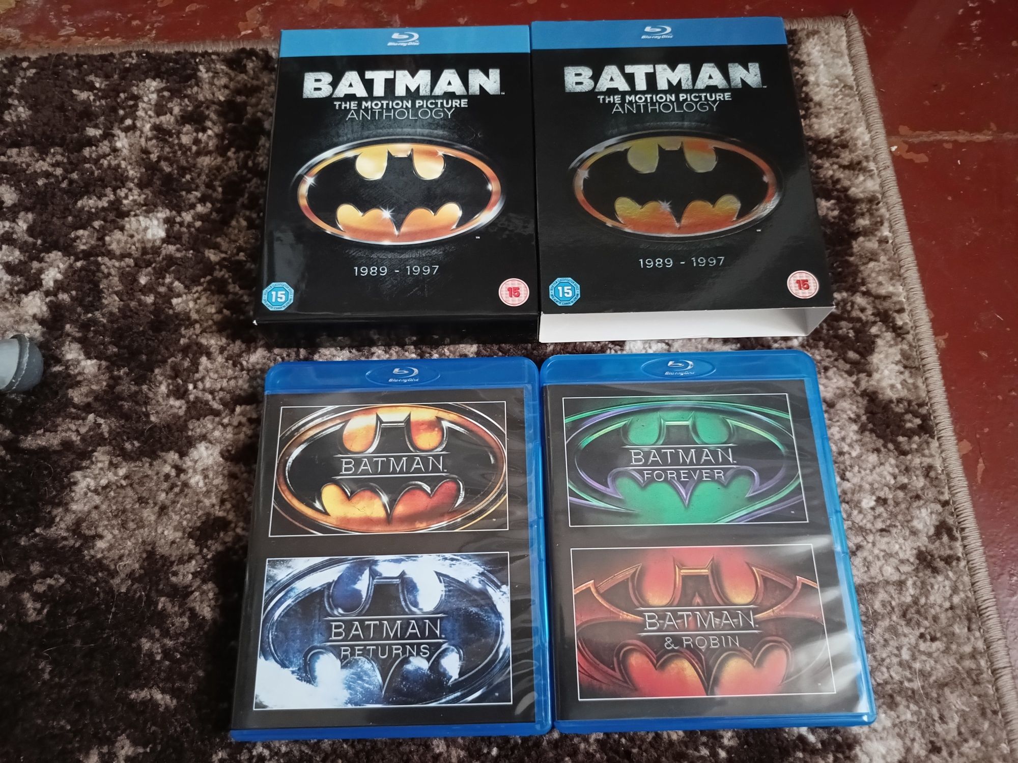 Batman BD anthology 1989-1997 blu ray video бетмен бд англійською