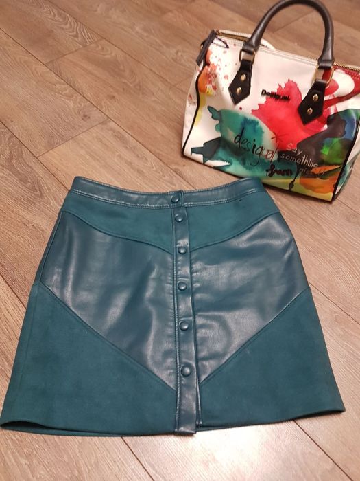 Кожанная юбка на подкладке