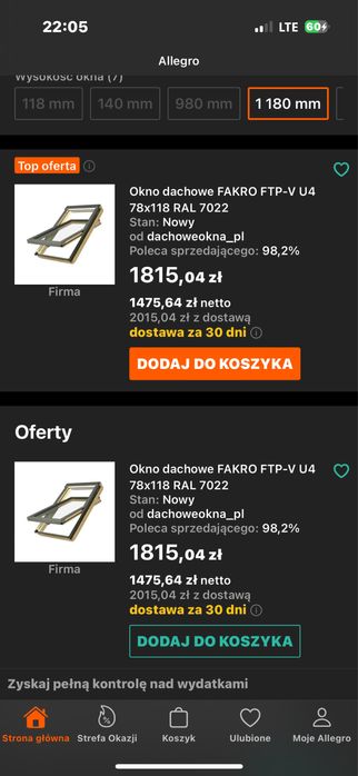 Okna dachowe, kołnierze, wylaz i markizy.