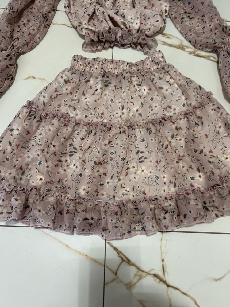 Komplet hiszpanka plus spodnica la perla s