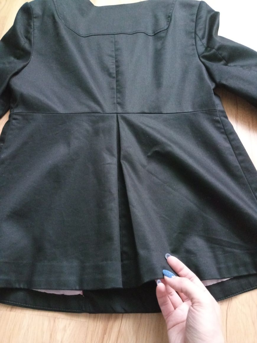 Jak nowa S 36 H&M żakiet narzutka marynarka kurteczka czarna wiosna