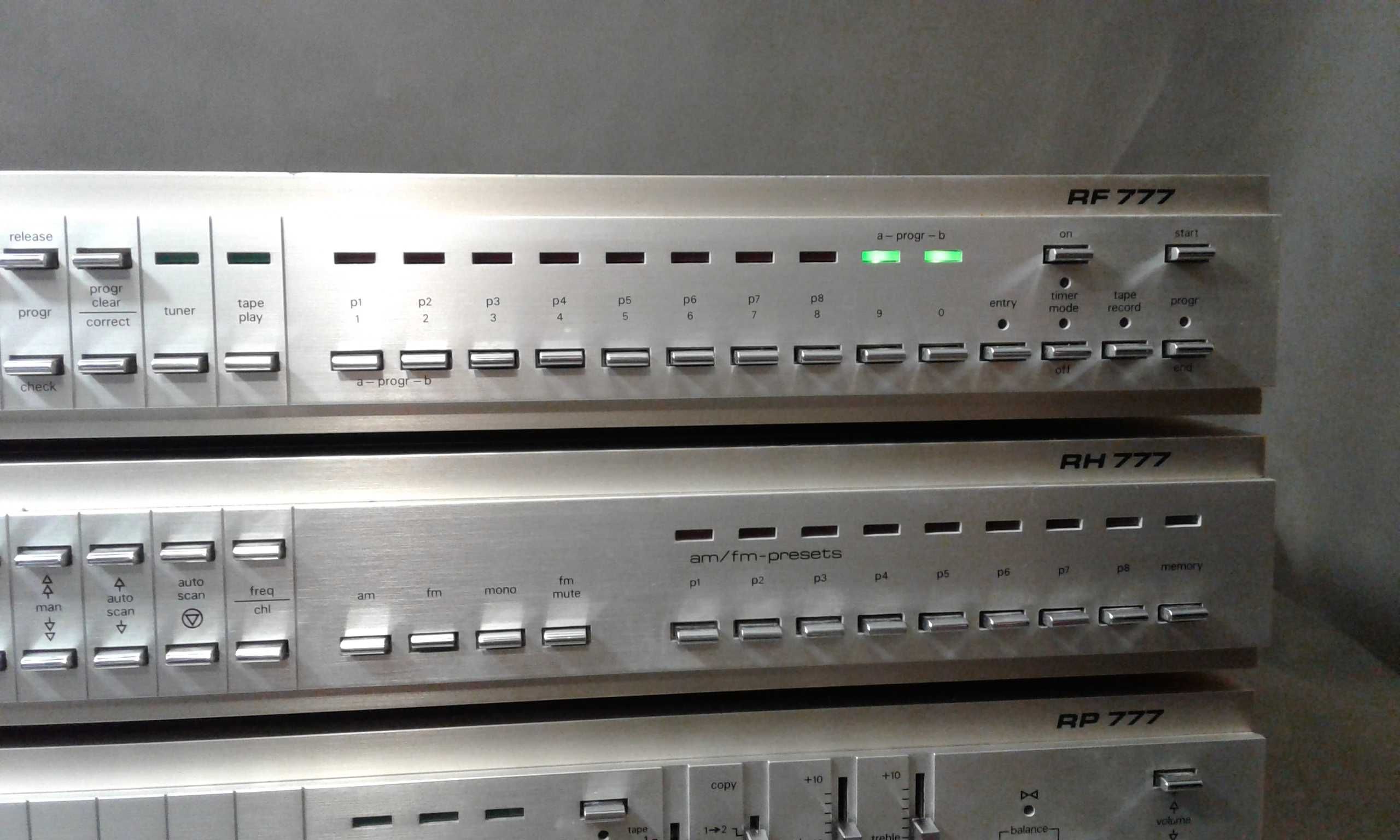 SIEMENS RP 777, RE 777,zestaw stereo