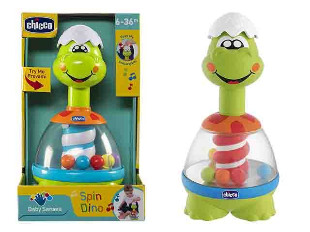 Baby Senses. Pierwsze zabawki. Bączek Dino. Chicco