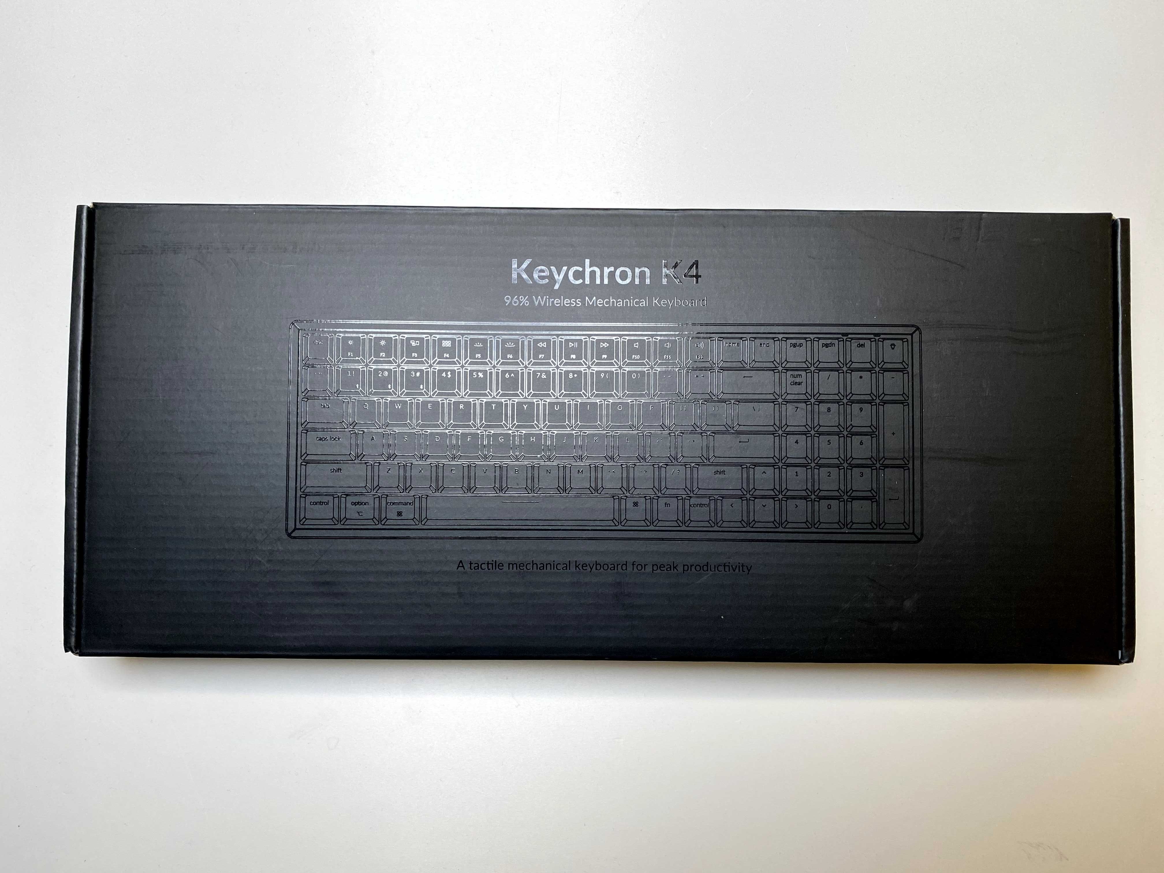 Клавіатура Keychron K4 Optical RGB Backlight Aluminium Blue Switch