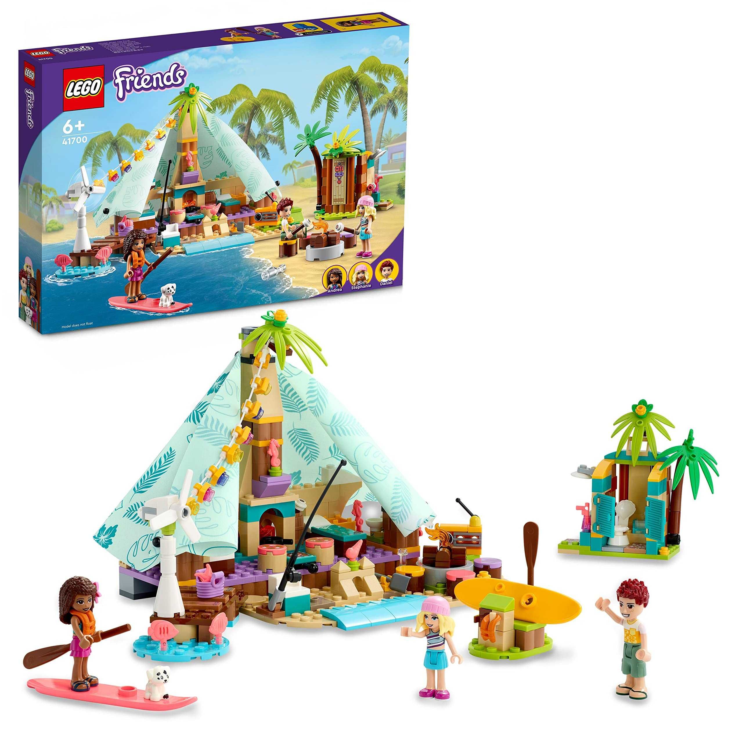 LEGO Friends 41700 Luksusowy kemping na plaży - 380 elementów