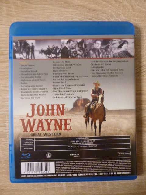 JOHN WAYNE - 31 klasycznych westernów - Blu-ray