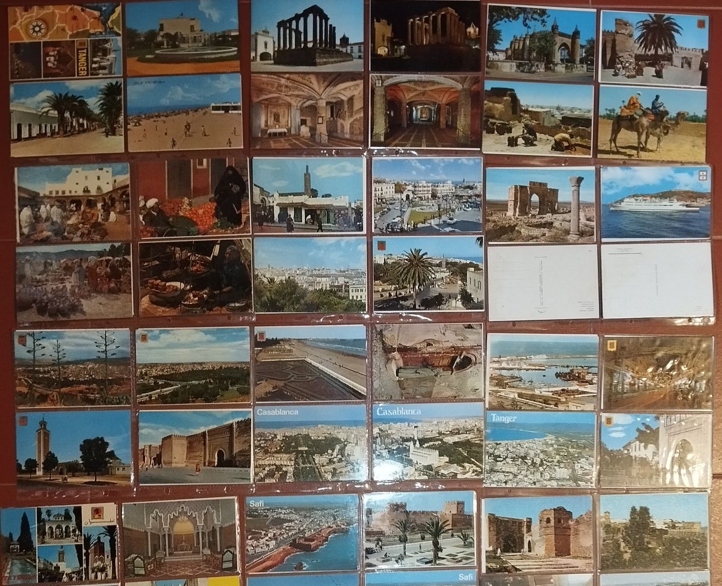 Postais antigos - Marrocos e Espanha 1980