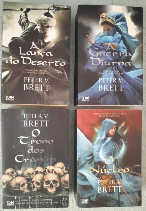 Lote de livros de Peter V. Brett