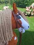 hobby horse z ogłowiem ręcznie wykonany + gratis