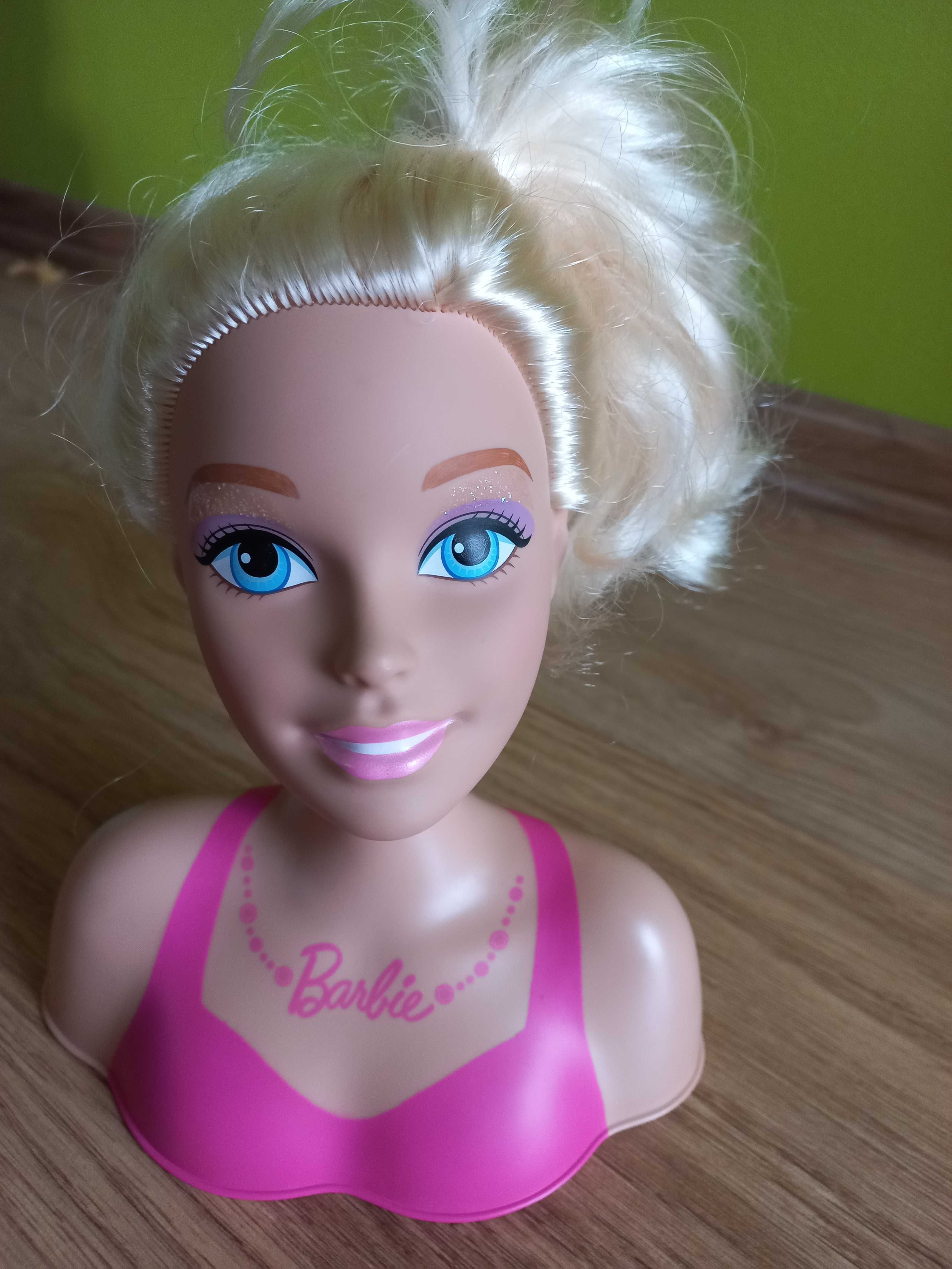 Barbie głowa do czesania + akcesoria