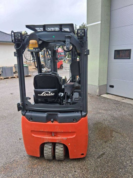 Linde E12 triplex stan bardzo dobry wózek widłowy elektryczny