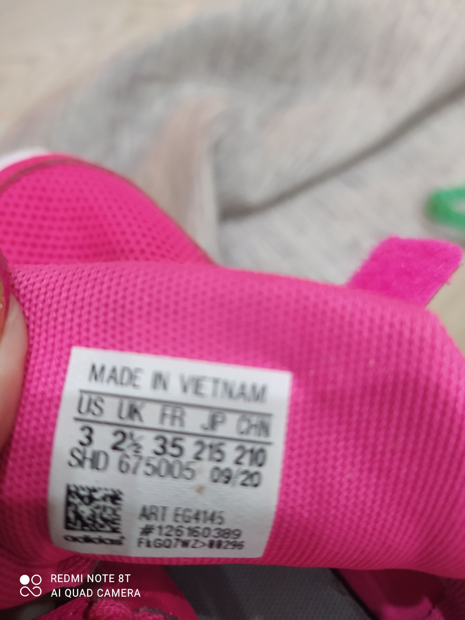 Buty adidas 35 różowe na rzepy
