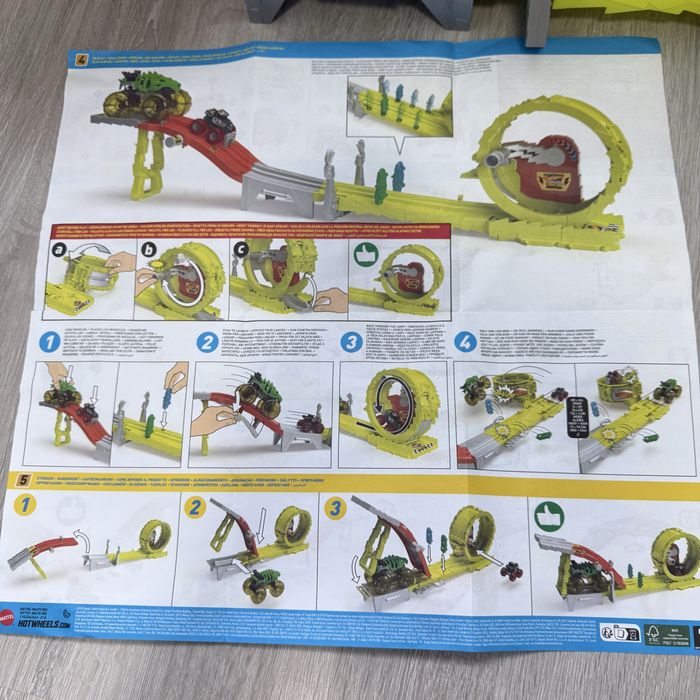 Набір трек Hot Wheels Power Smashers Monster Trucks
