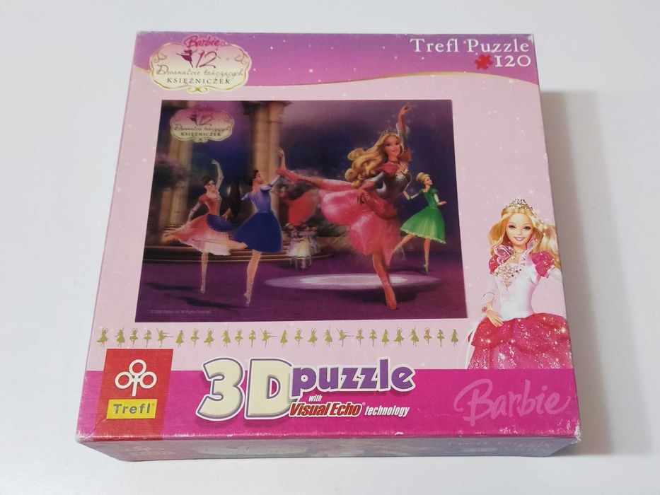 5+ Puzzle 3D Barbie Baletnice TREFL 120el