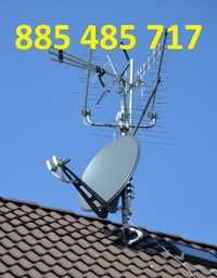 USTAWIANIE montaż anten TV SAT DVBT serwis satelitarnych i naziemnych