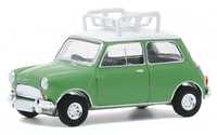Greenlight - 1965 Austin Mini Cooper S green - roof rack - esc.1/64