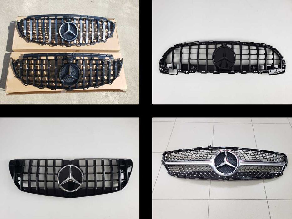 Решетка решотка гриль Мерседес w205 GLA Ml GLE W166 w167 glc CLA w213