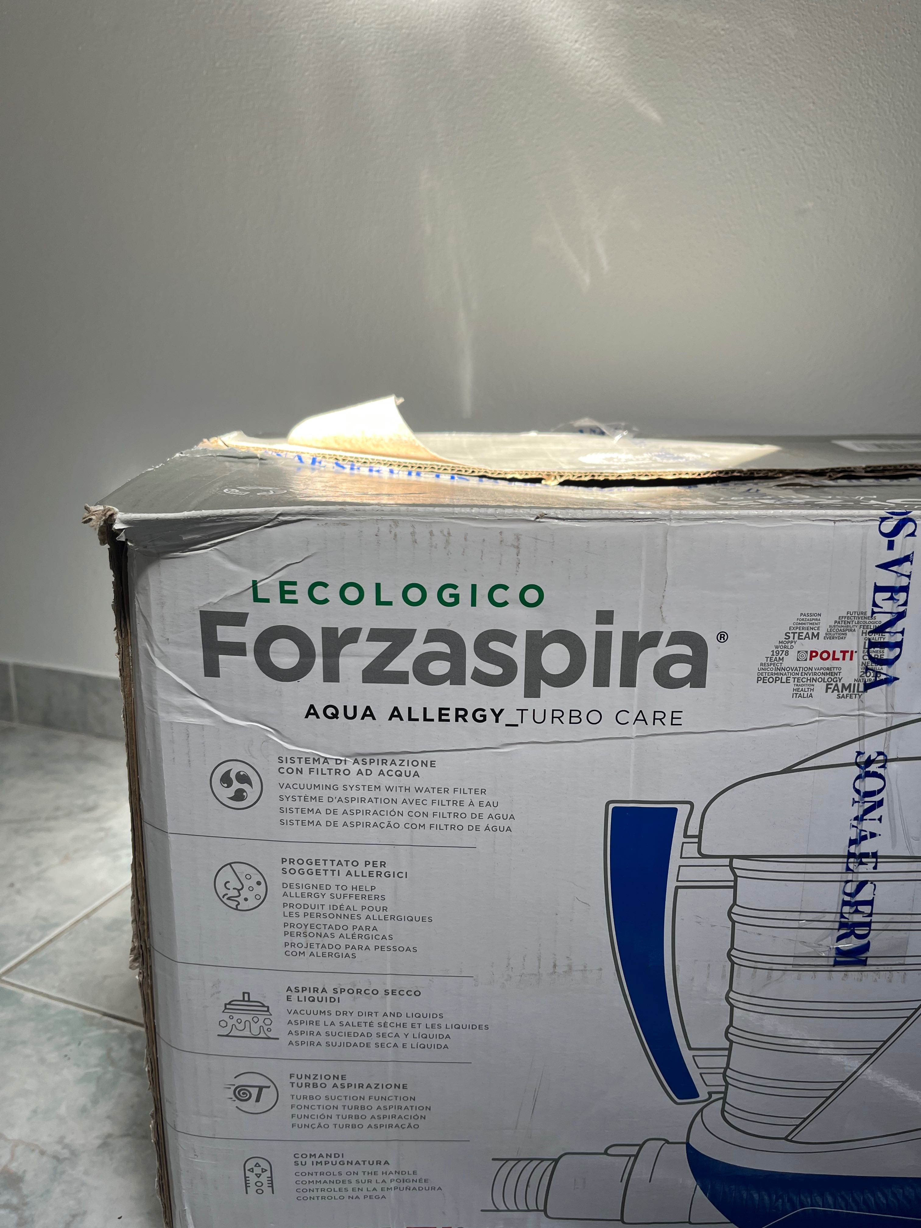 Forzaspira - Polti aspirador com todas as peças