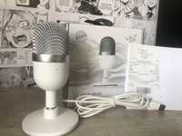 Mikrofon razer seiren mini white