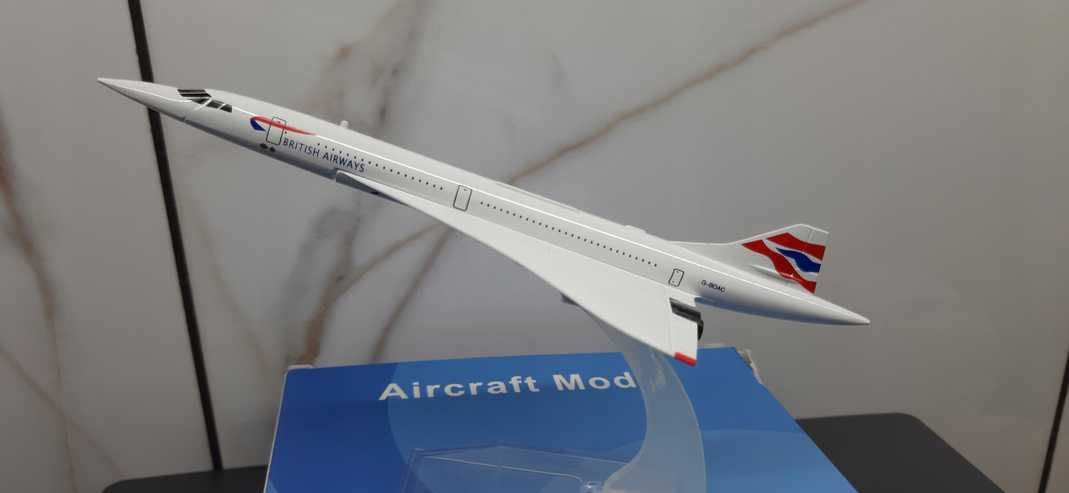 Metalowy model samolotu BRITISH AIRWAYS Concord