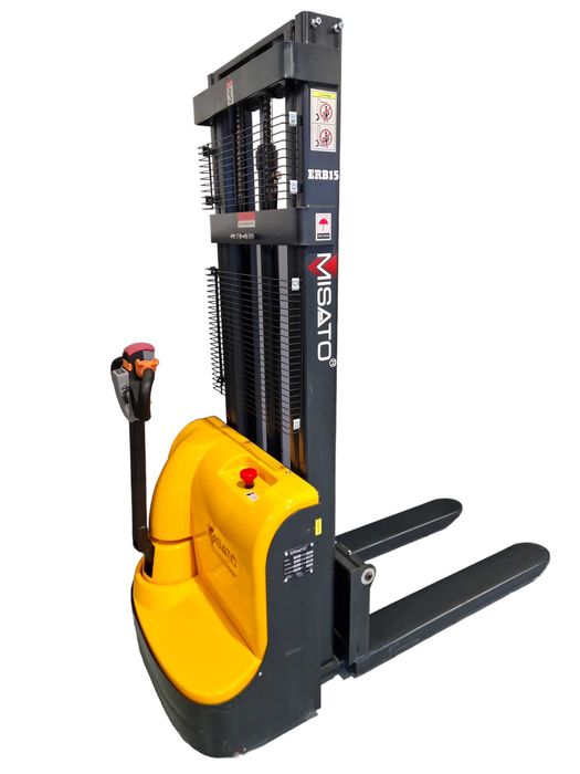 Wózek paletowy masztowy MISATO 1500kg 1.5T sztaplarka 3.5m paleciak