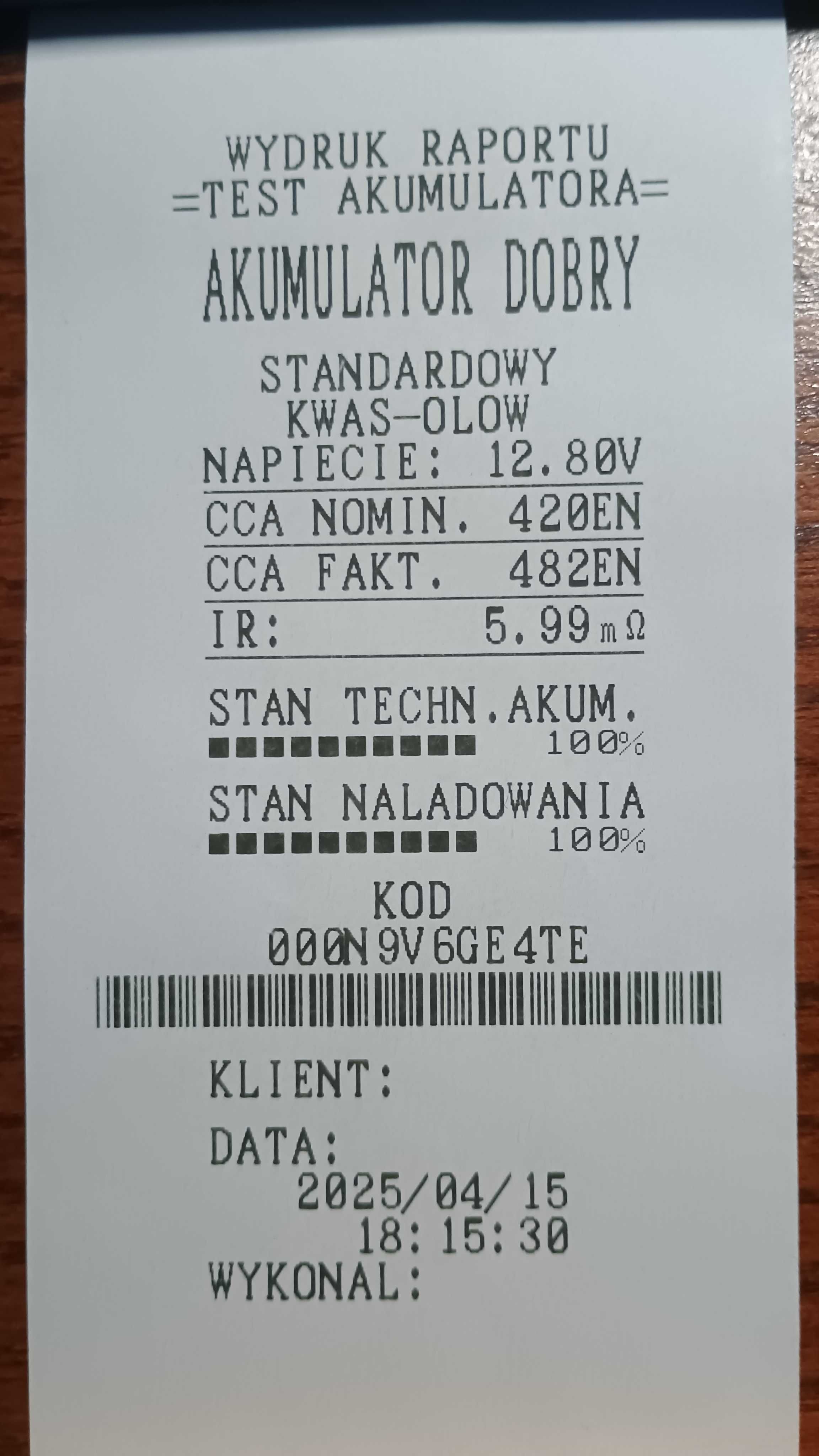 Akumulator VARTA 45Ah 420A (EN) - 12V