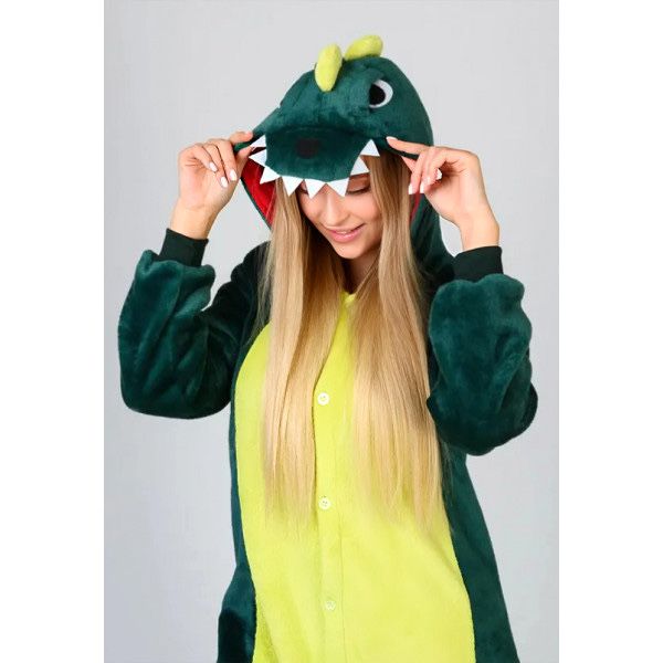 Піжама кігурумі зелений дракон,крокрдил .кигуруми зеленый дракон