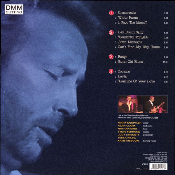 Eric Clapton - After Midnight Live 2008, Duplo LP Raro