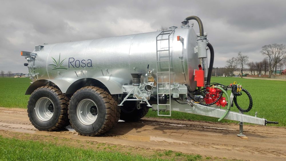 Wóz asenizacyjny 12000 litrów ROSA tandem - beczkowóz, beczka