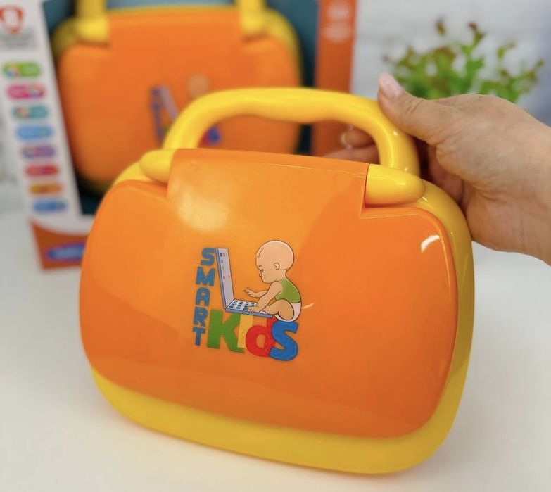 Ноутбук дитячий навчальний Дошколярик від 3 років букви цифри звуки