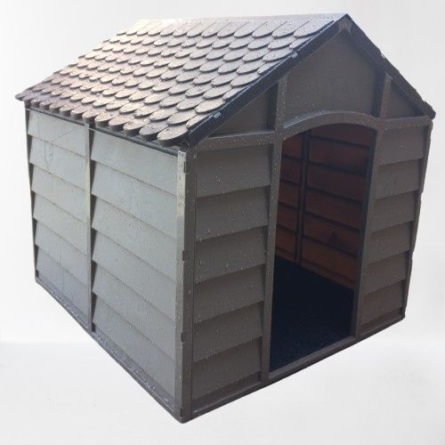Casota Cão Pvc 71x71x68cm Castanho