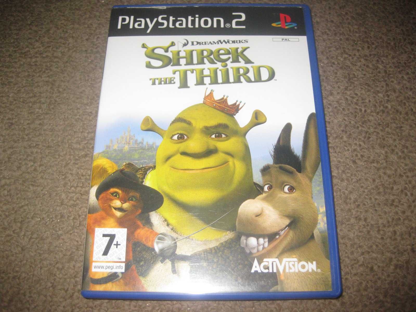 Jogo "Shrek The Third" para PS2/Completo!