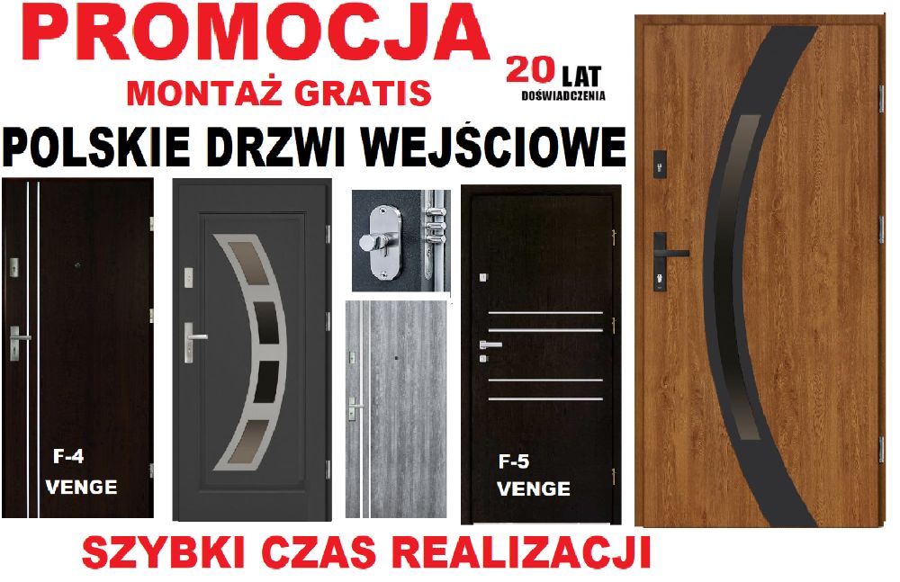 Drzwi zewnętrzne z montażem-WEJŚCIOWE do mieszkania-WEWNĄTRZKLATKOWE