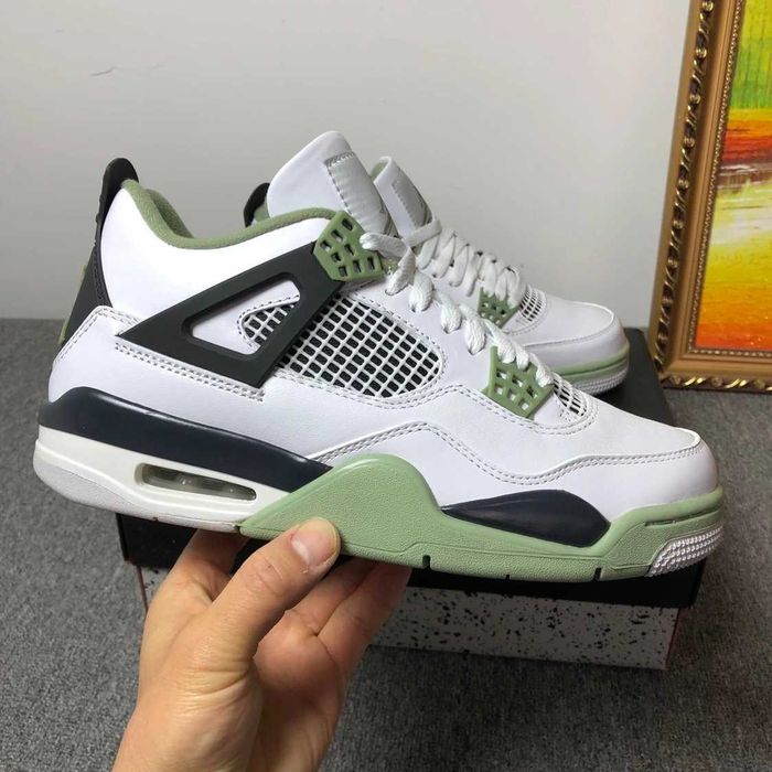 Buty meskie Mokasyny Jordan_4_retro_Green R.44