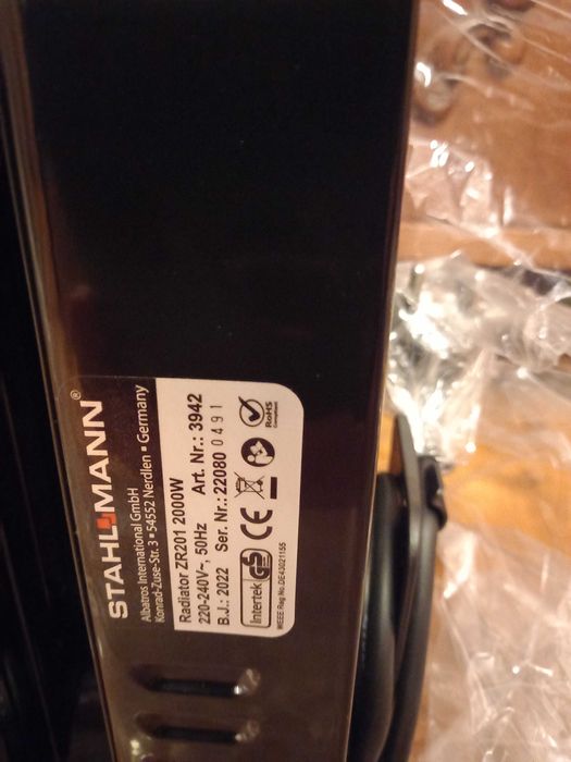 Grzejnik olejowy 2000 W,2500 W,energooszczędny Nowy