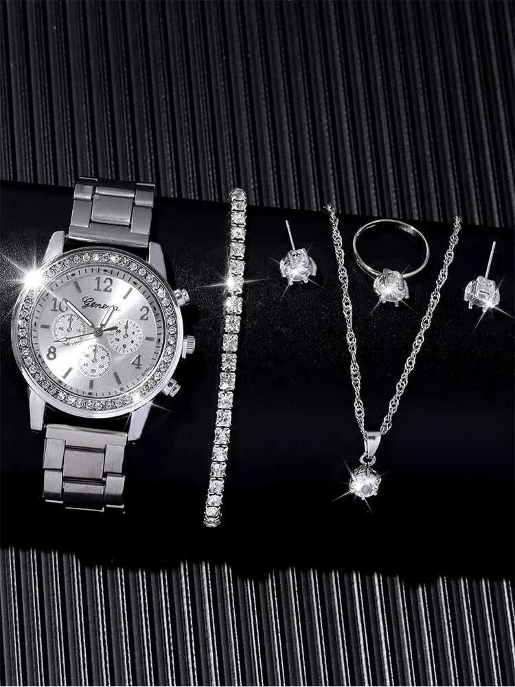 conjunto de pulseiras+ relogio