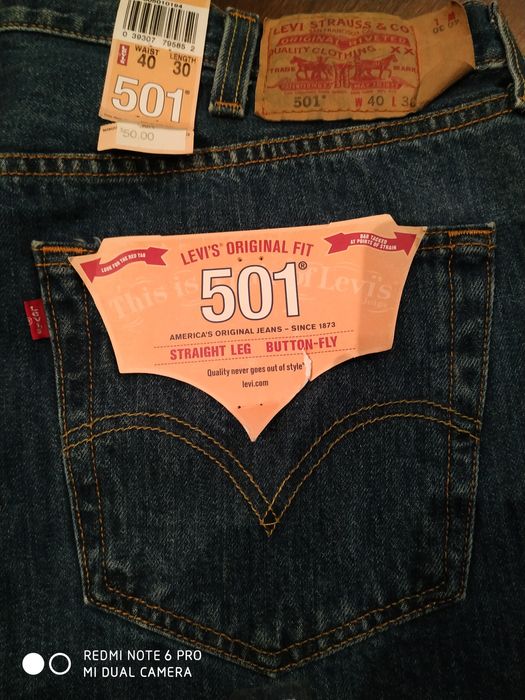 Джинсы Levi's Strauss 501