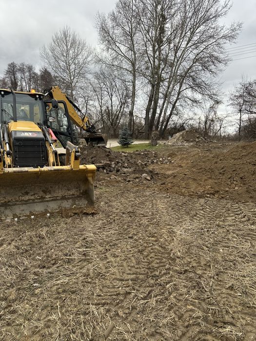 Usługi koparkoładowarką, minikoparką i wywrotką. Tylko z operatorem.