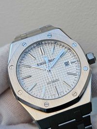 Швейцарские часы Audemars Piguet Royal Oak Silver White