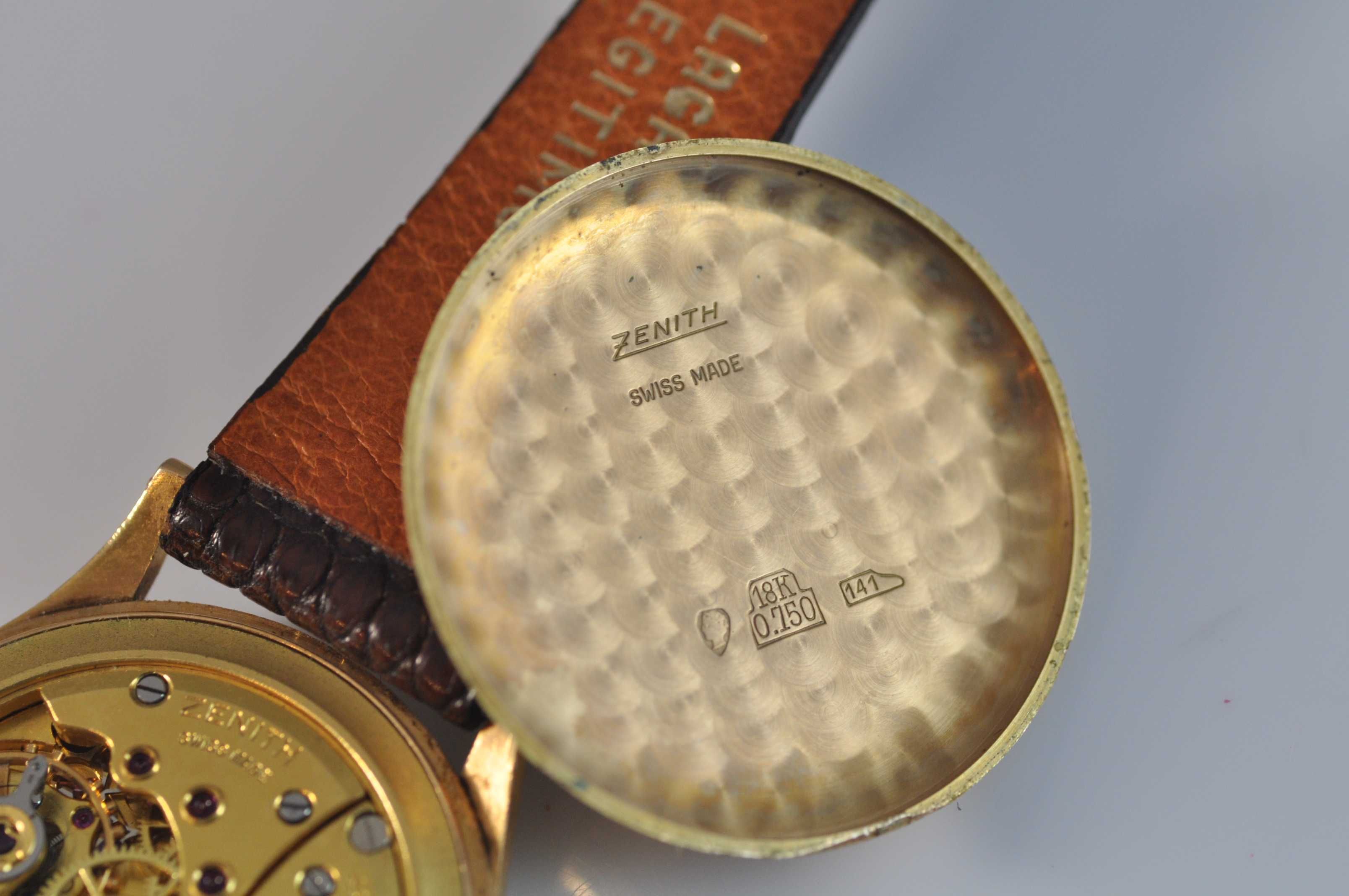 zegarek damski Zenith złoto 0.750 18k
