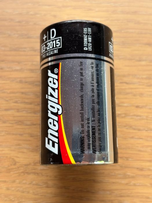 Bateria alkaliczna Energizer R20 1,5V 2 szt. do sprzętu nurkowego