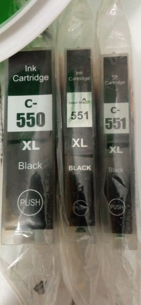 Картриджі чорні C550 cC551 для Canon PIXMA