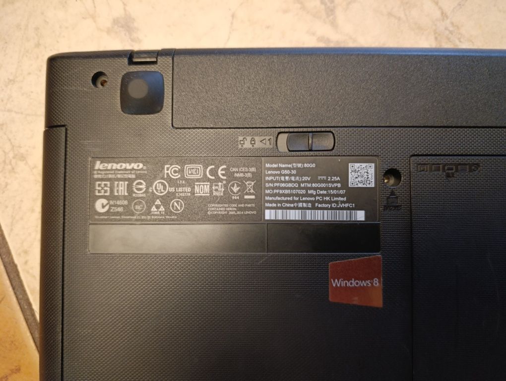 Lenovo g50-30 + Dell